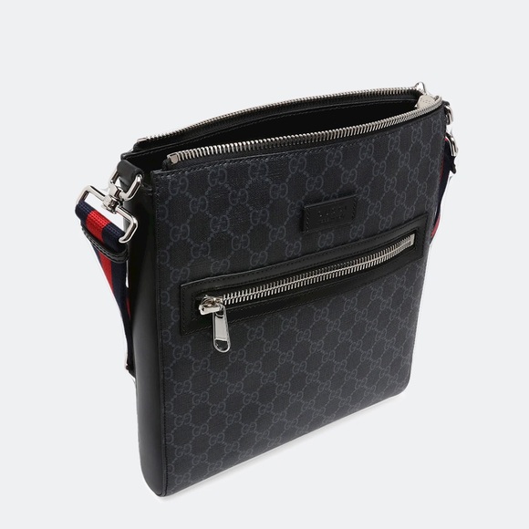 Gucci GG Black Small Messenger Bag. NWT.